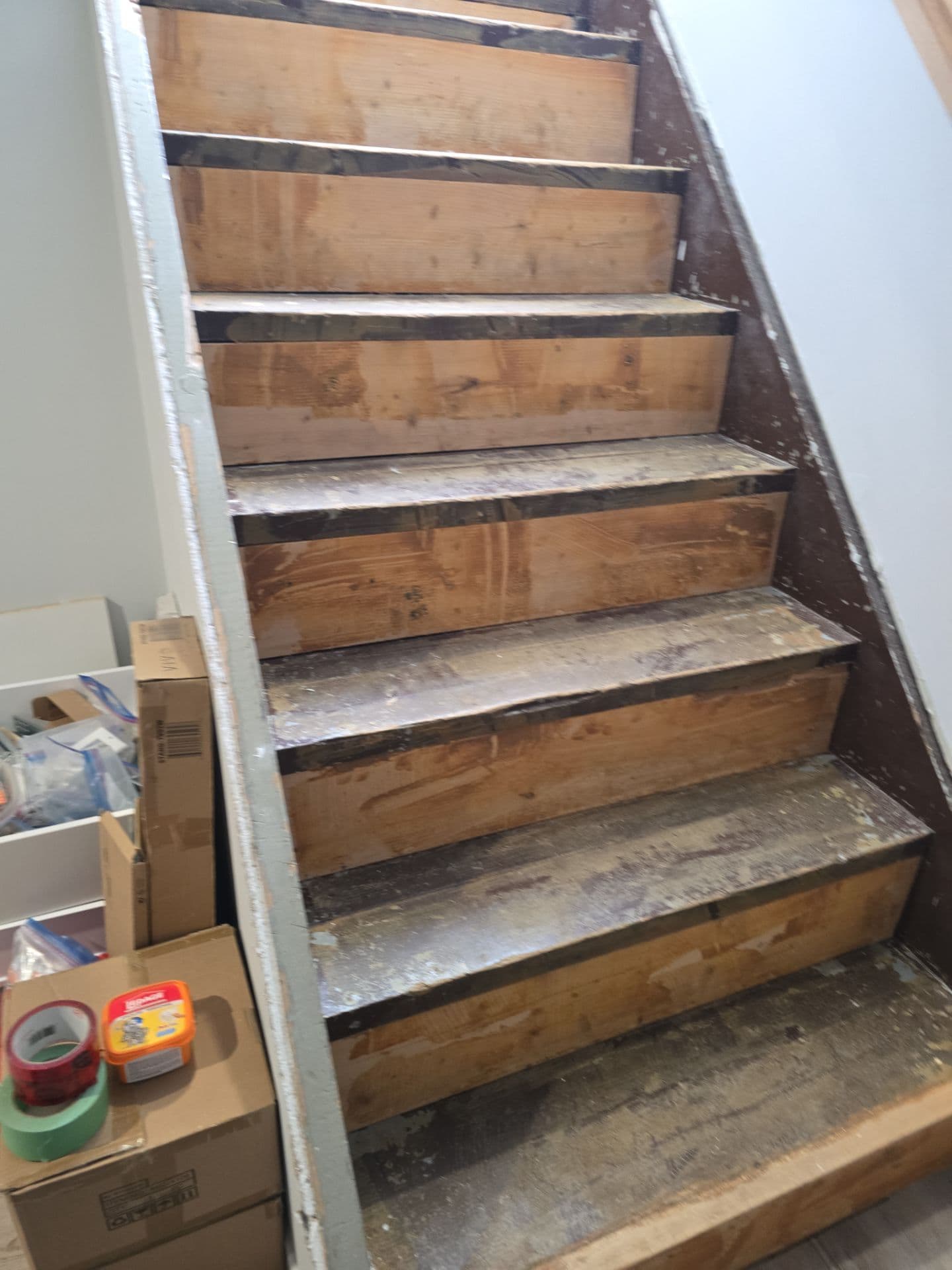 Interior Renovation project photo - Stair & Tile Refinish