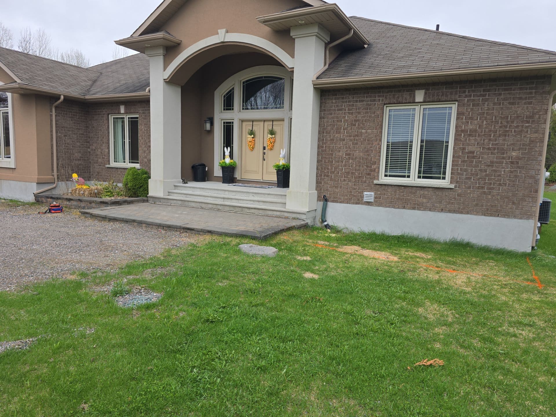 Hardscaping project photo - Front Walkway & Entrance