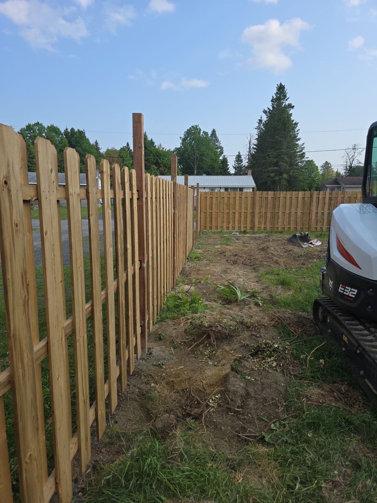 Fencing project photo - Fence Line & Yard Prep