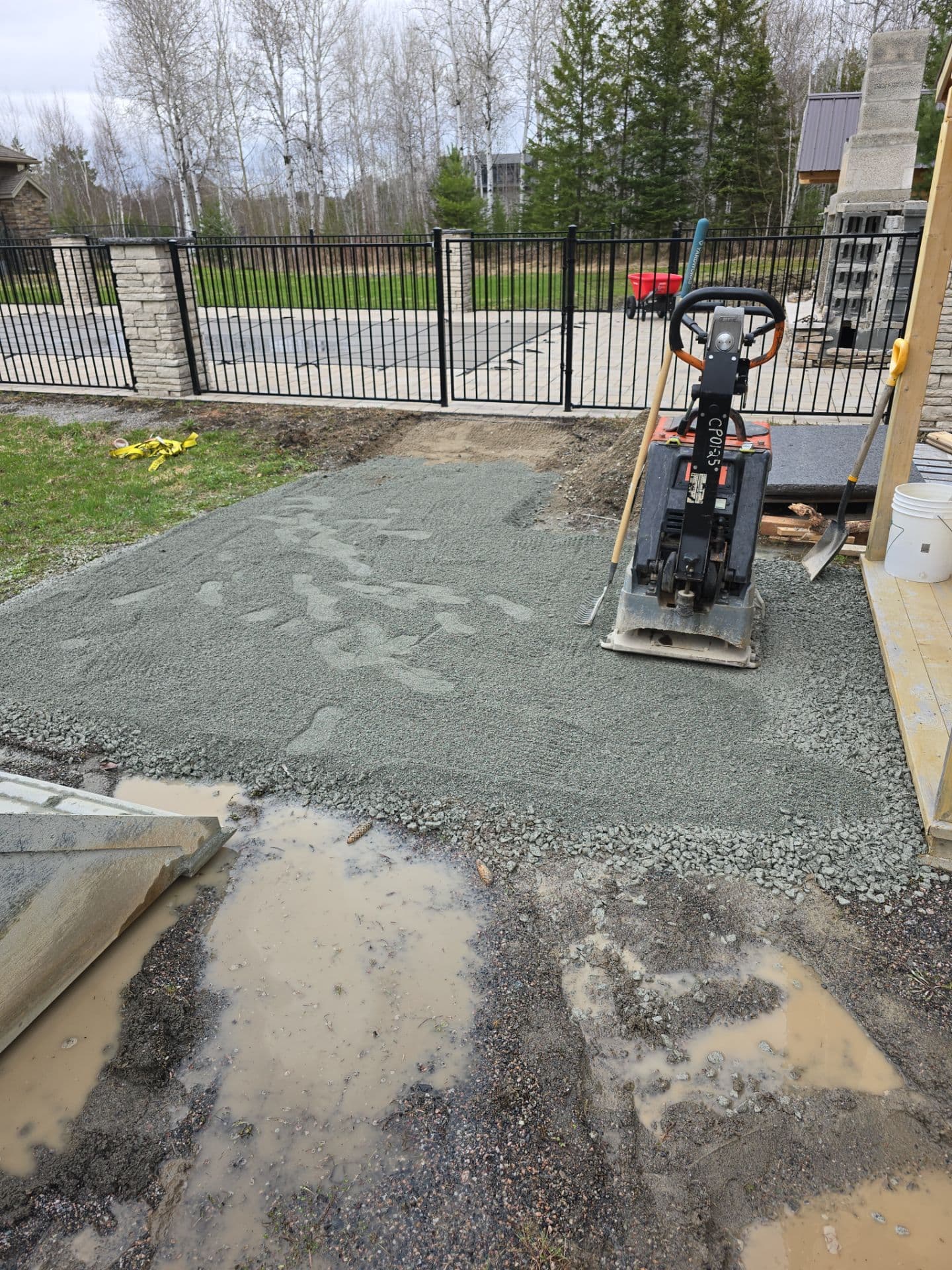 Hardscaping project photo - Paver Walkway Installation