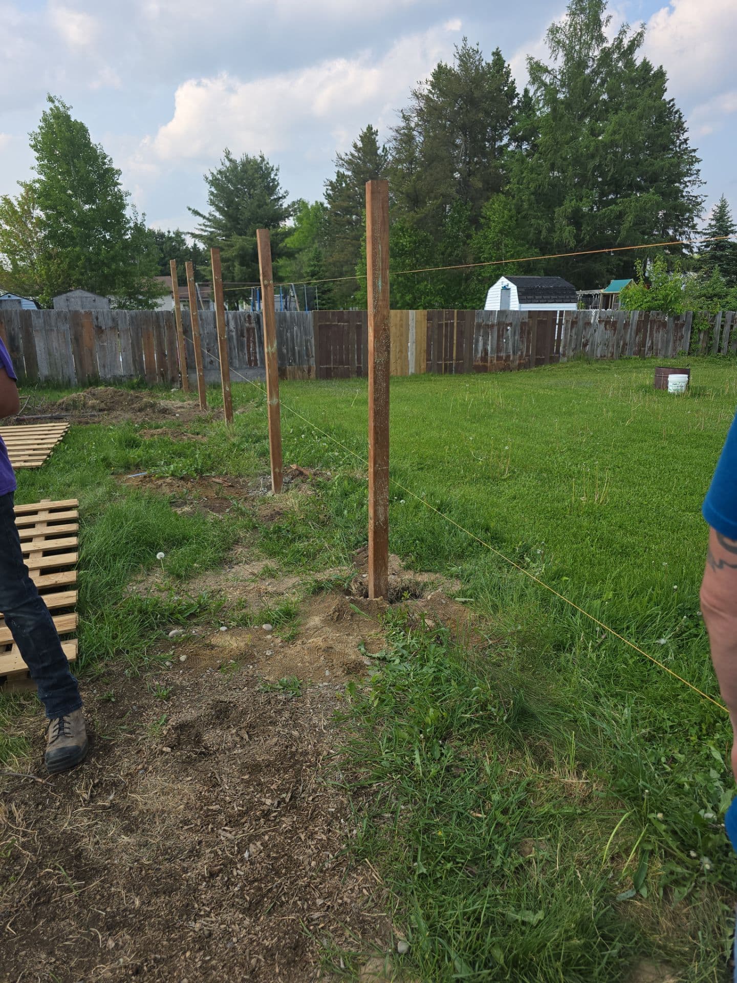 Fencing project photo - Fence Line & Yard Prep