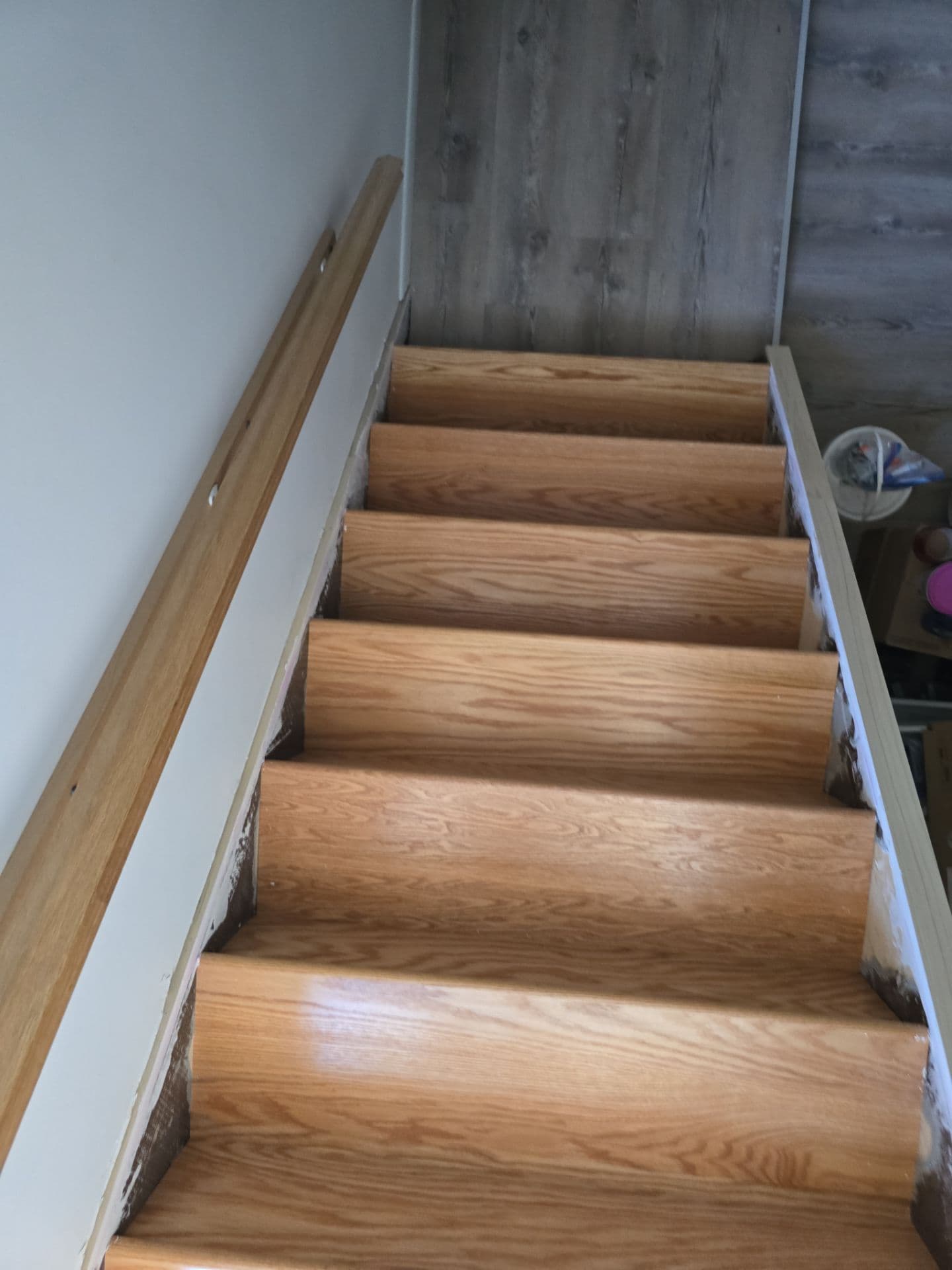 Interior Renovation project photo - Stair & Tile Refinish