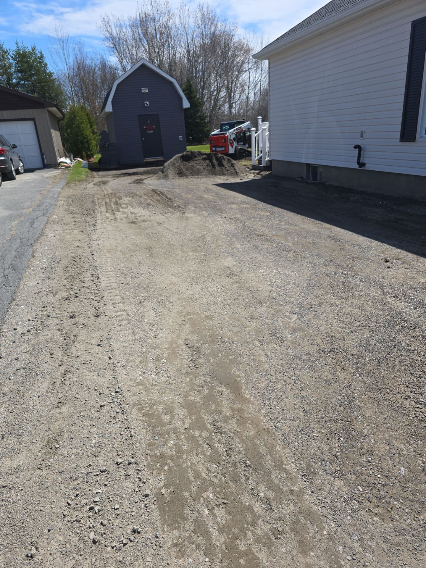 Excavation project photo - Driveway Regrade & Gravel Base