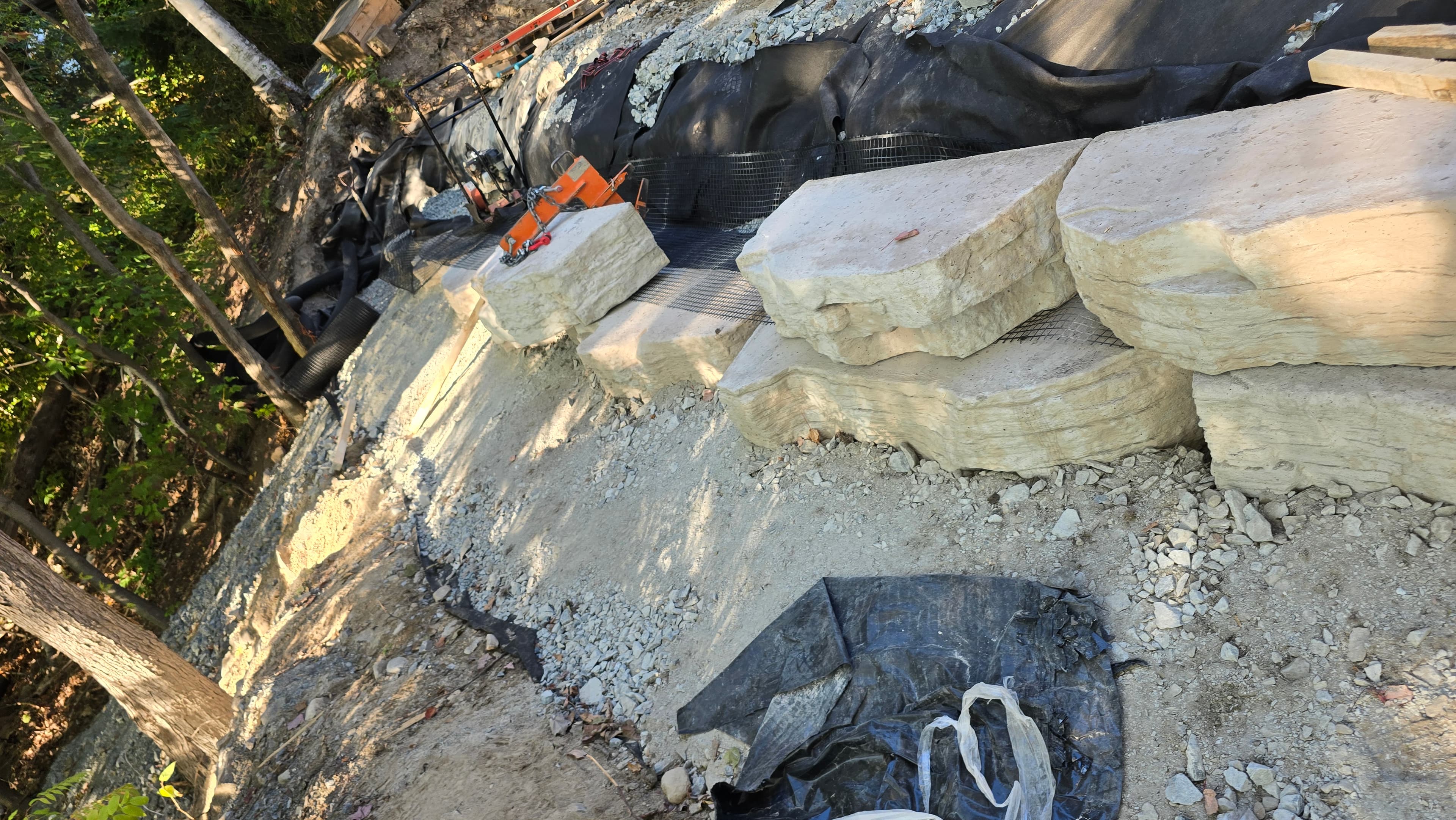 Stone Work project photo - Stone Wall & Rock Work