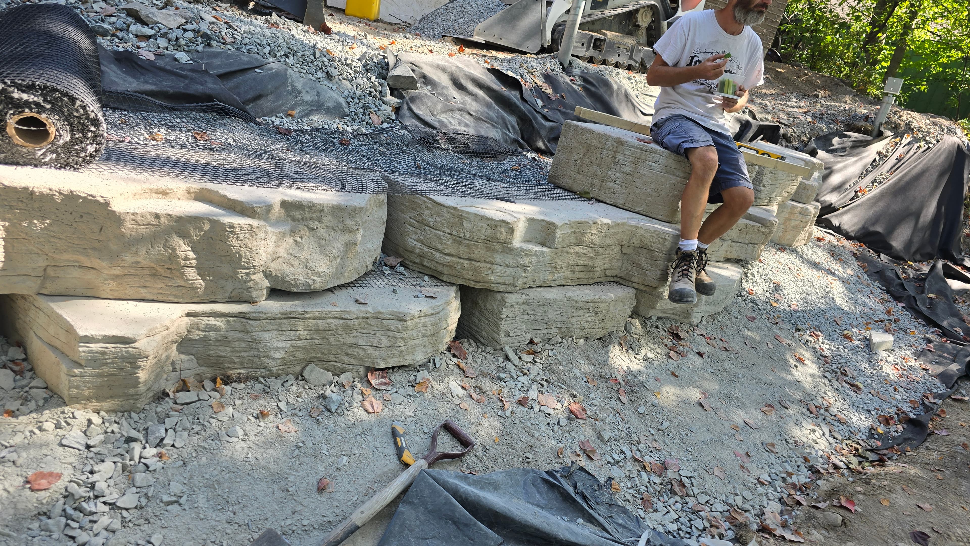 Stone Work project photo - Stone Wall & Rock Work