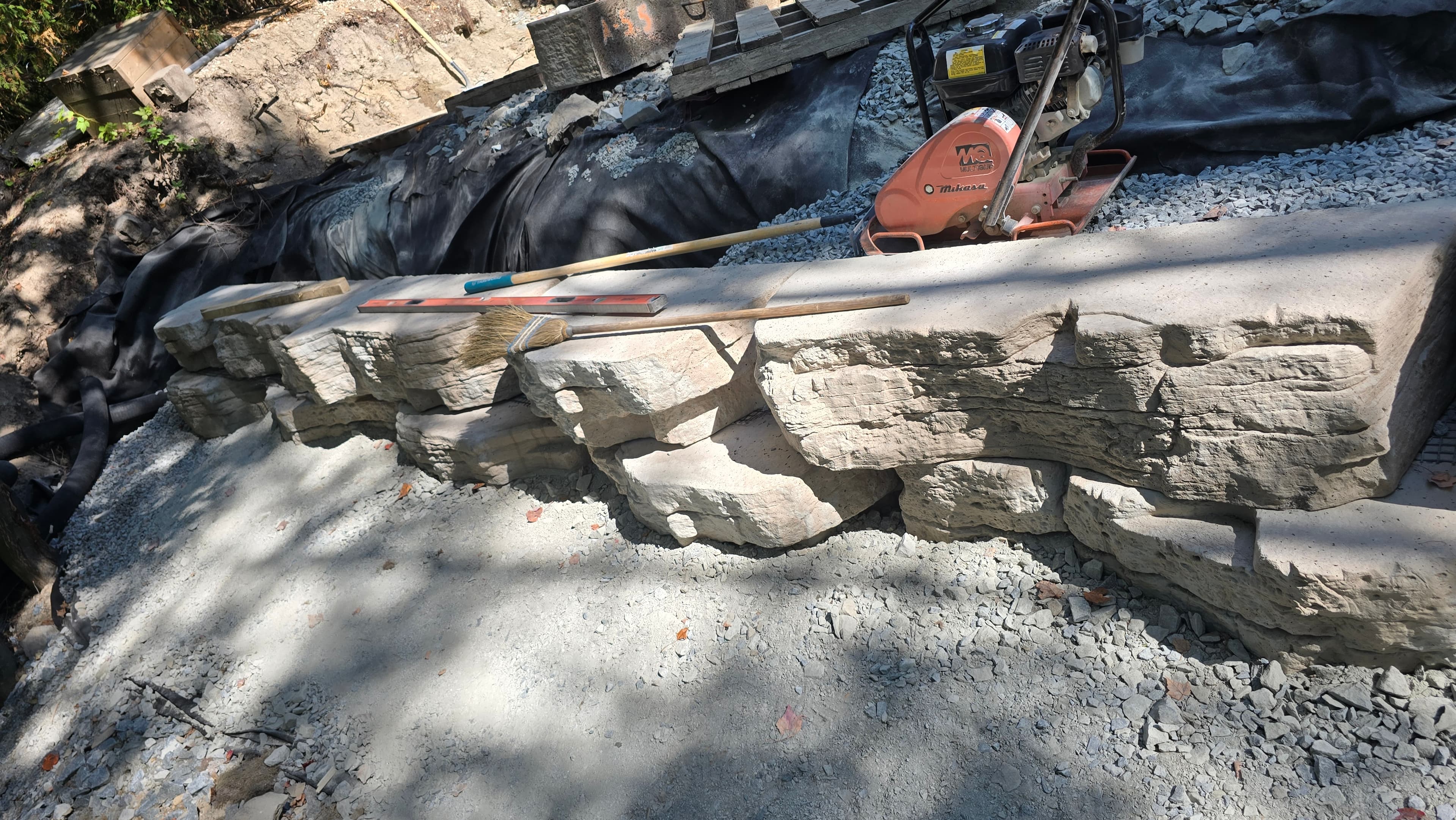 Stone Work project photo - Stone Wall & Rock Work
