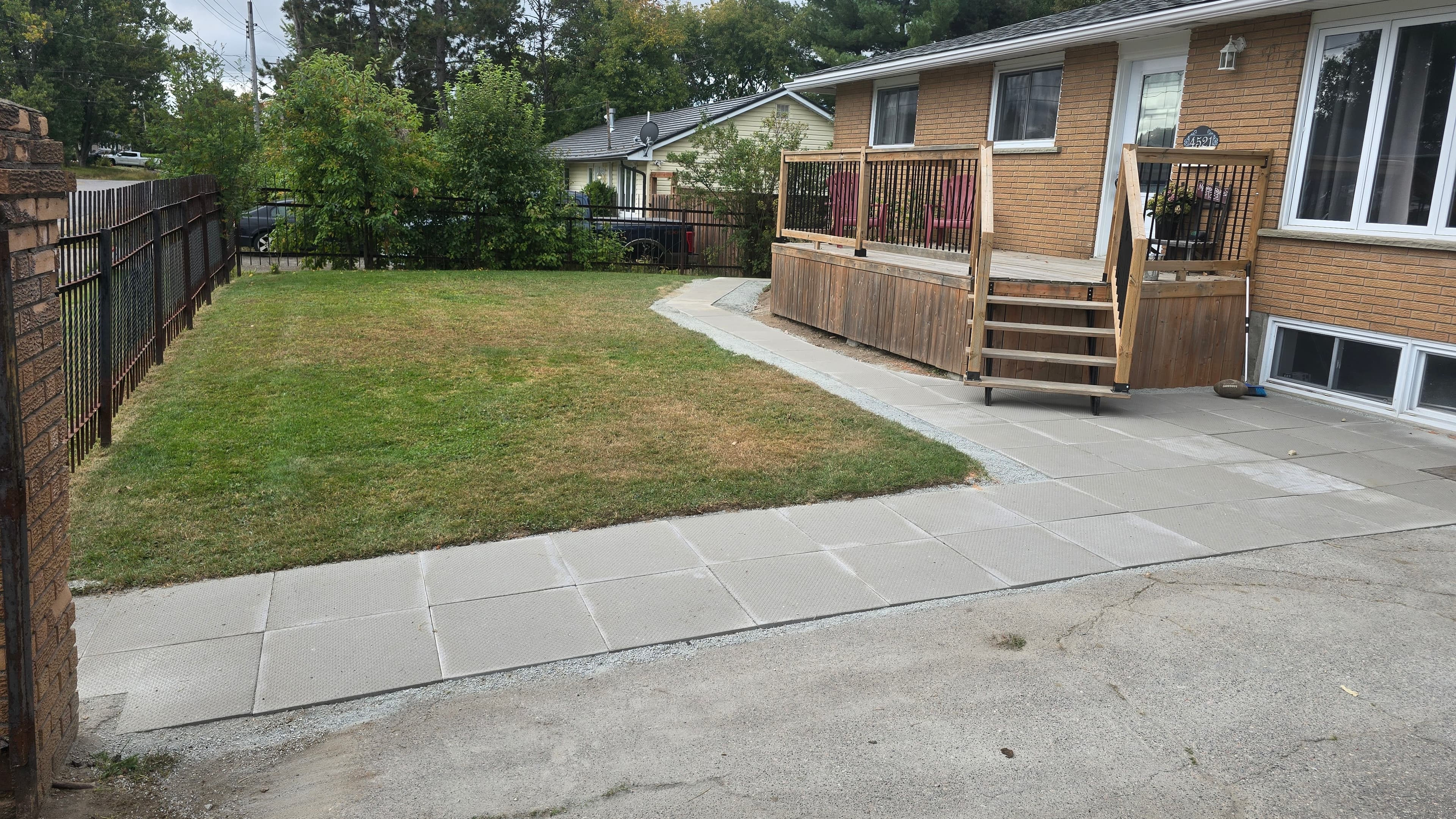 Hardscaping project photo - Front Walkway & Entrance