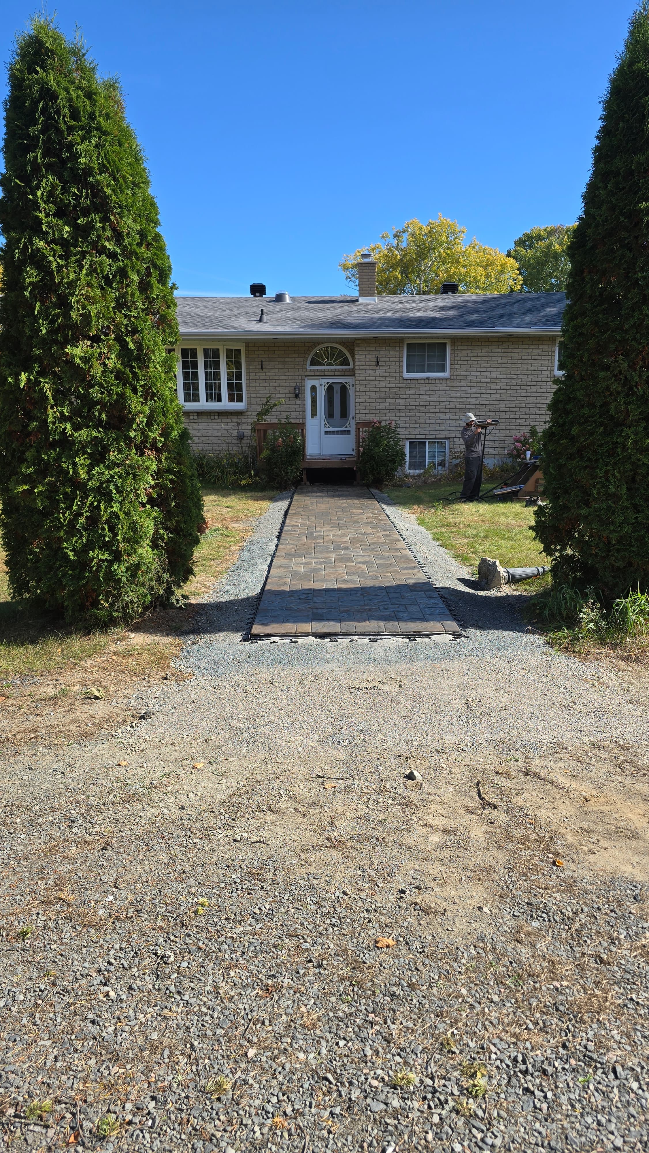 Excavation project photo - Driveway Regrade & Gravel Base