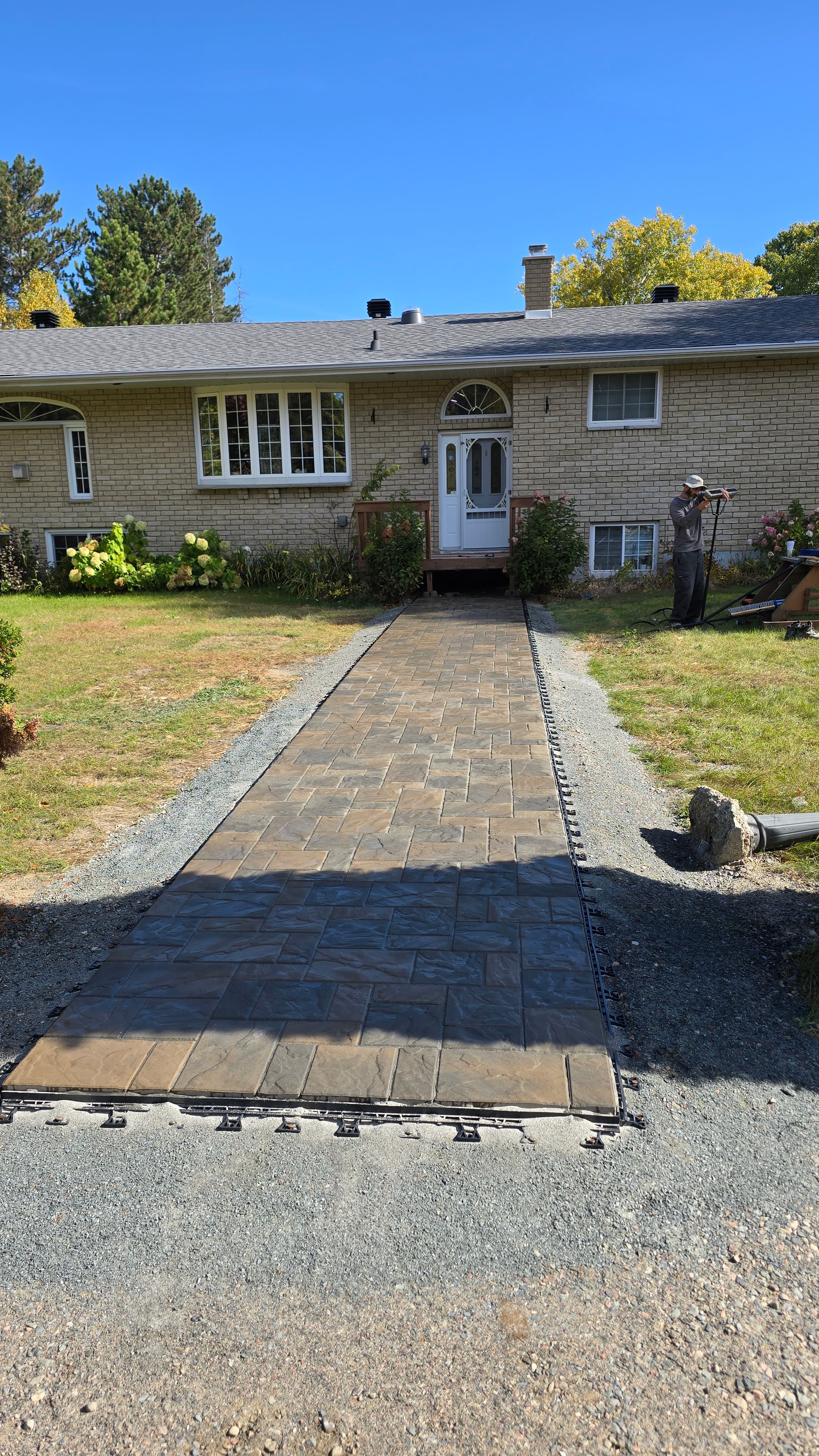 Excavation project photo - Driveway Regrade & Gravel Base