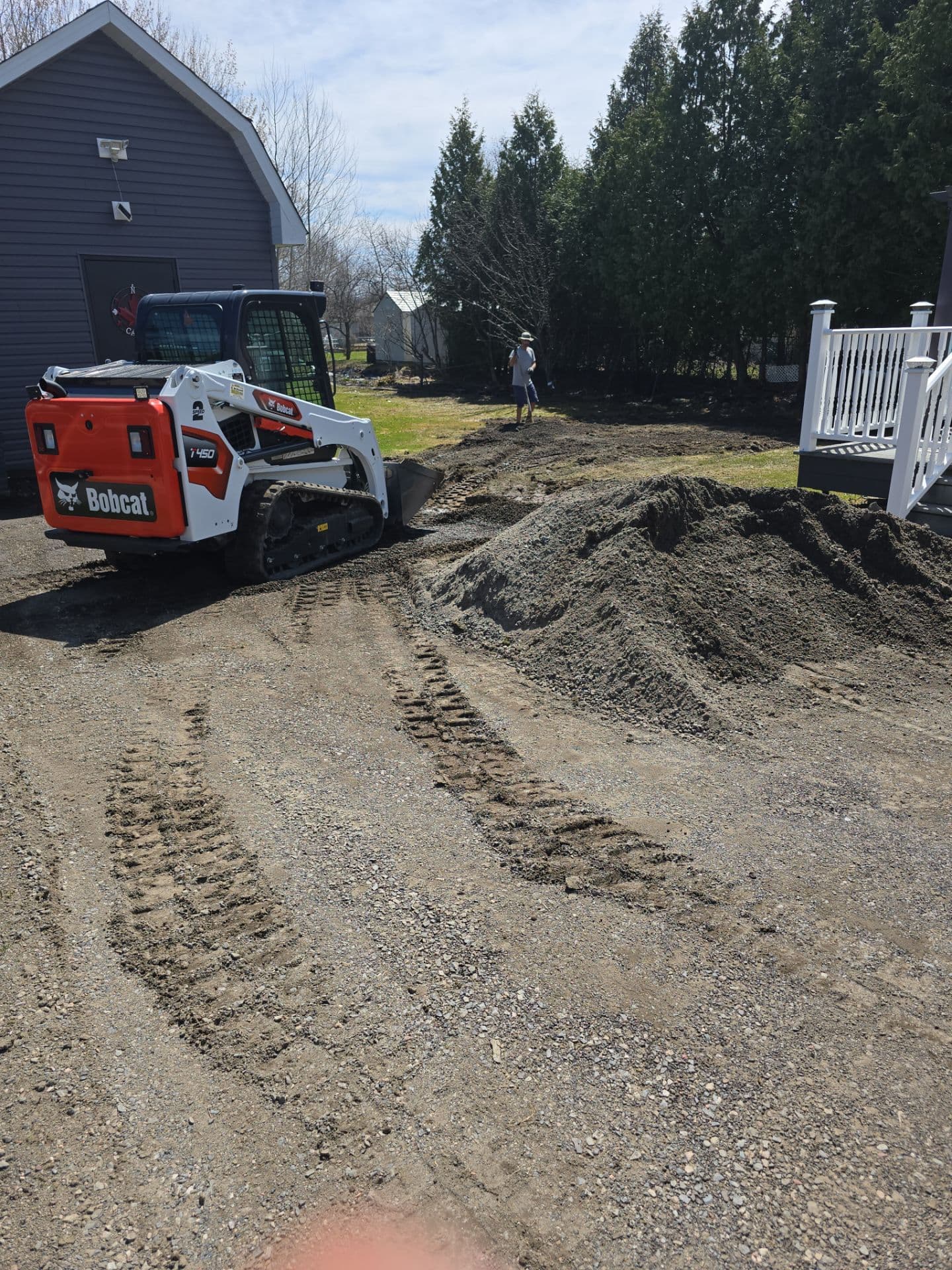Excavation project photo - Driveway Regrade & Gravel Base