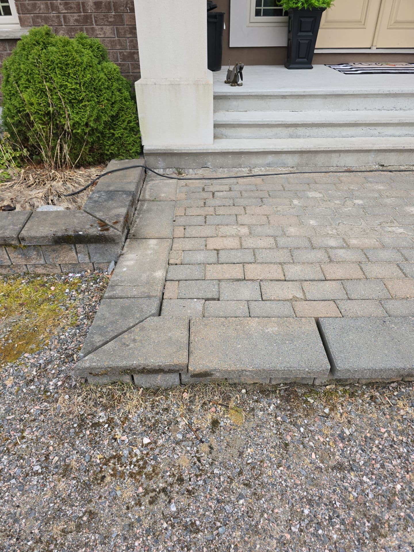 Hardscaping project photo - Front Walkway & Entrance