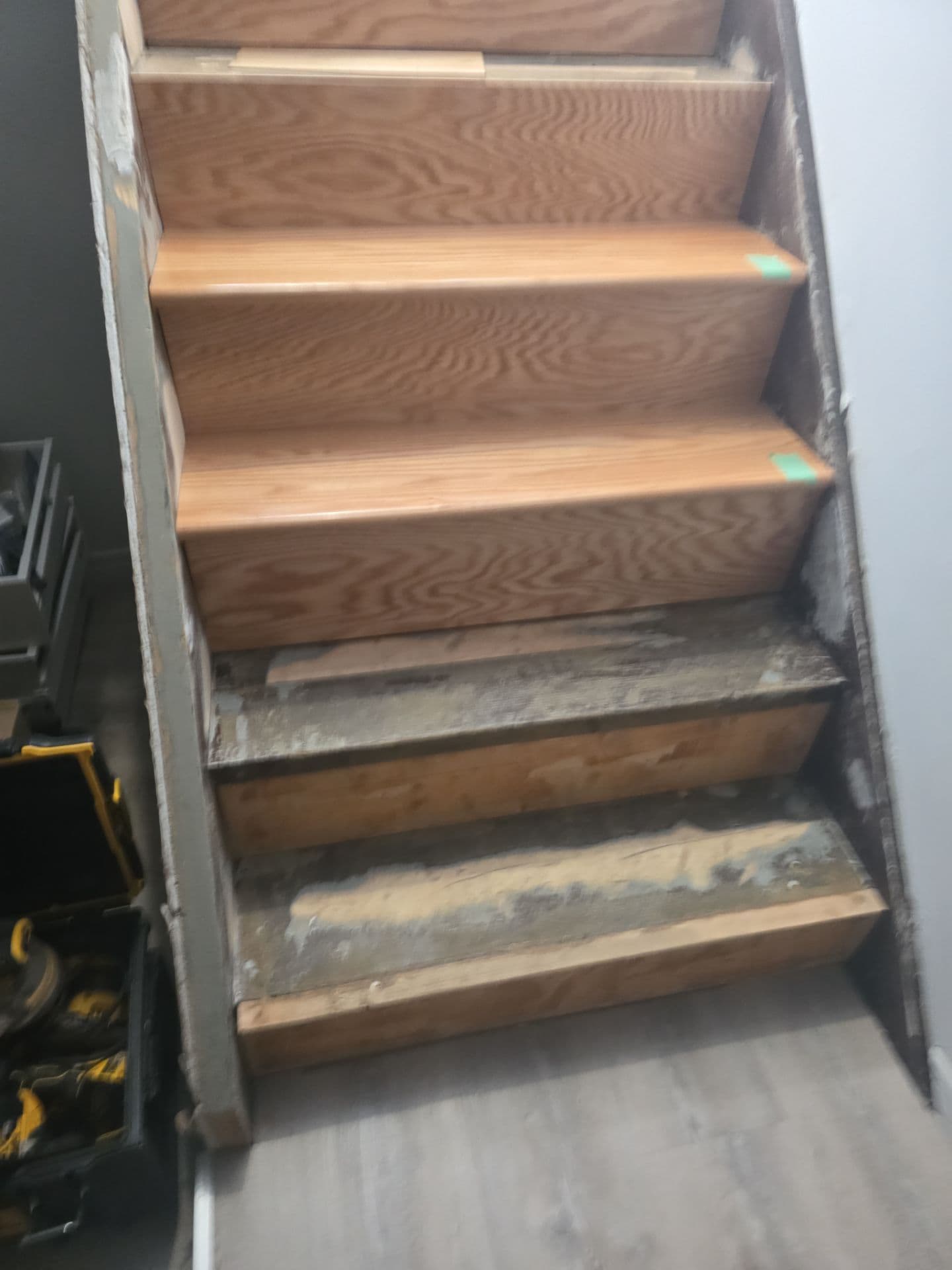 Interior Renovation project photo - Stair & Tile Refinish