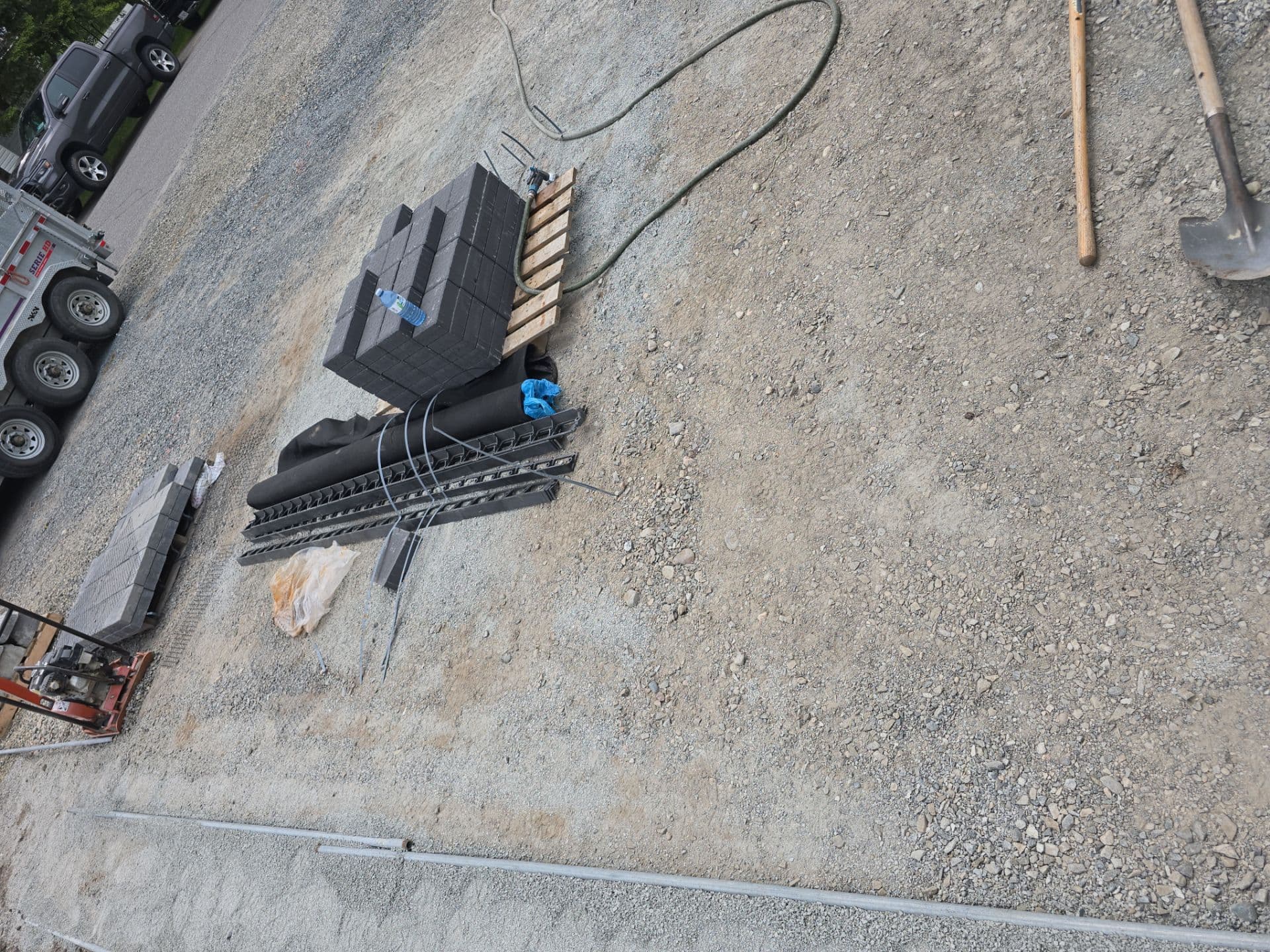 Hardscaping project photo - Paver Walkway Installation